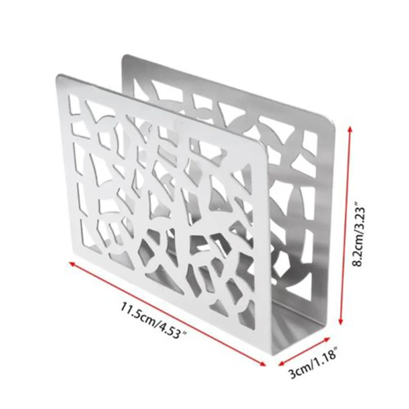 Подставка для салфеток из нержавеющей стали коробка Диспенсер держатель