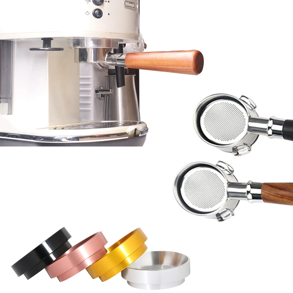 

Stainless Steel 51/54/58MM Bottomless Portafilter Coffee Tamper Pressure Dosing Ring Coffee Barista Espresso Coffee Maker Tools
