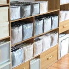 Одежда, брюки, джинсы, шерстяной свитер, сетчатый прозрачный органайзер для нижнего белья, ящик для носков, шкаф, разделительная коробка