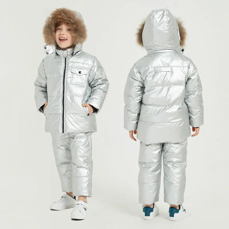 

1-5Years Winter Jumpsuit for Children Baby Boy Girl Clothing Set Children Parka Coat Baby Snowsuit Jacket for Girls Kids Clothes