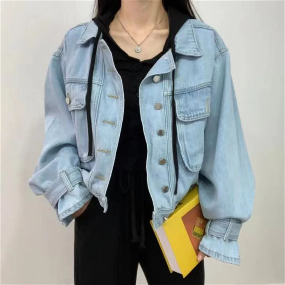 Джинсовая куртка Alien Kitty Женская офисная короткая джинсовая шикарная уличная