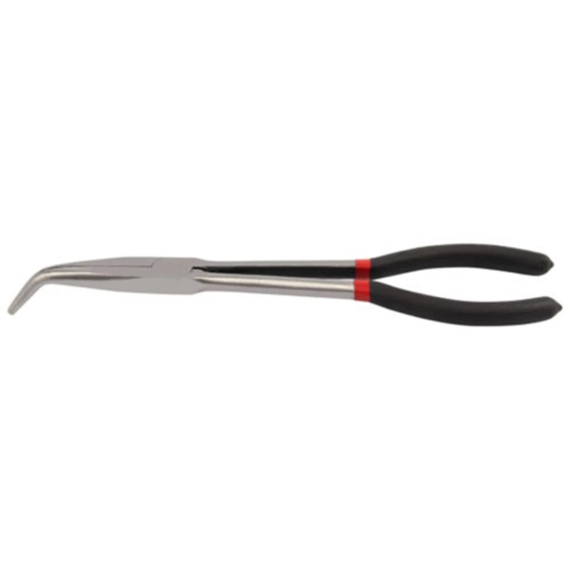 

3Pcs Multifunctional Steel 11 Inch Long Needle Nose Pliers Curved Nose Pliers Auto Repair Tools