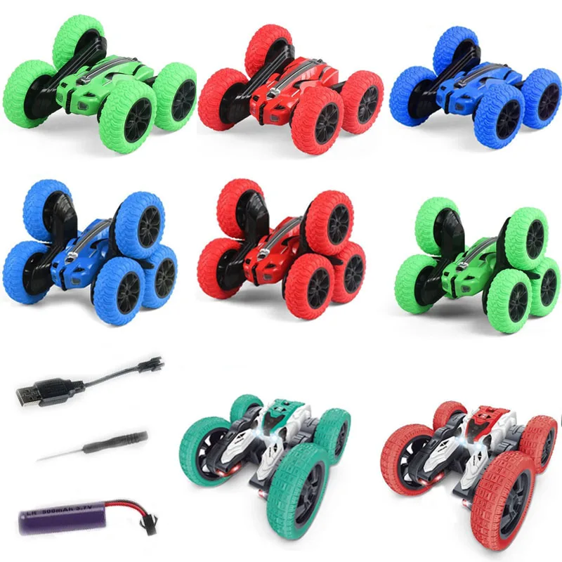 

Rc Cars Electric Car Child Radio Control Cars Remote Control Car Stunt Truck 360-degree Double-sided Tumbling 4-wheel Drive