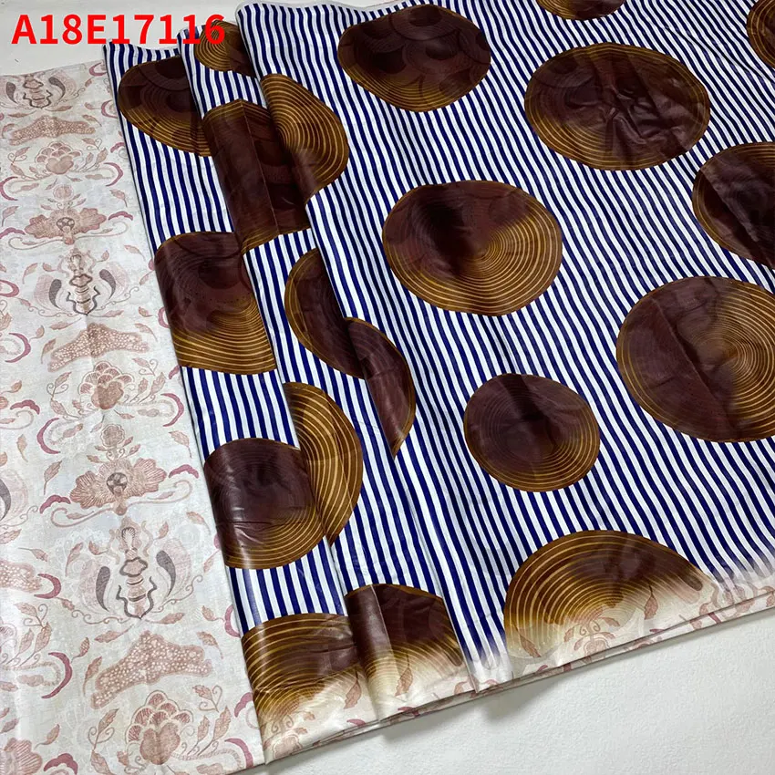 

Guaranteed Quality African Classic printed Bazin Fabric Nigeria Polyester Garment Wedding Fabric A18E17116