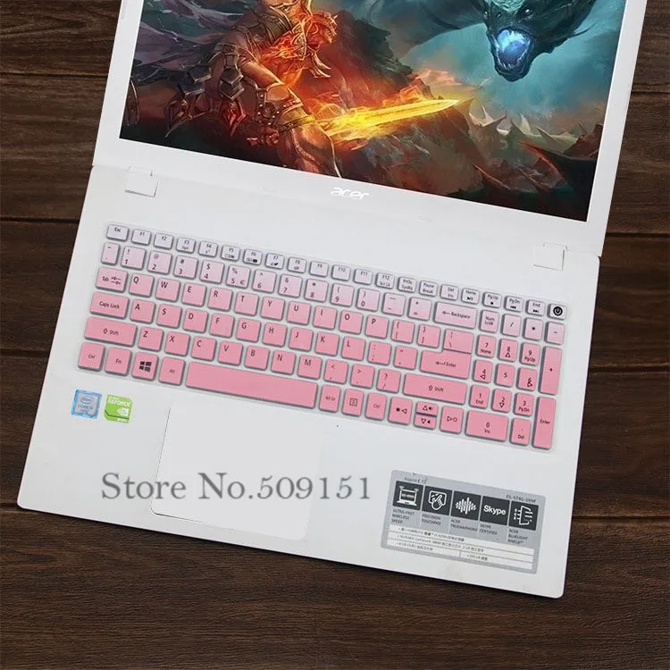 2016 Силиконовая Защитная крышка для клавиатуры 15 6 дюйма Acer Aspire V15 V3 575G 575 V5 591