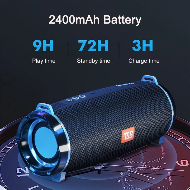 

Parlantes Bluetooth Speakers Waterproof Caixa De Som Portatil Enceinte LED Light Alto-falantes Home Theater Bocinas FM Radio