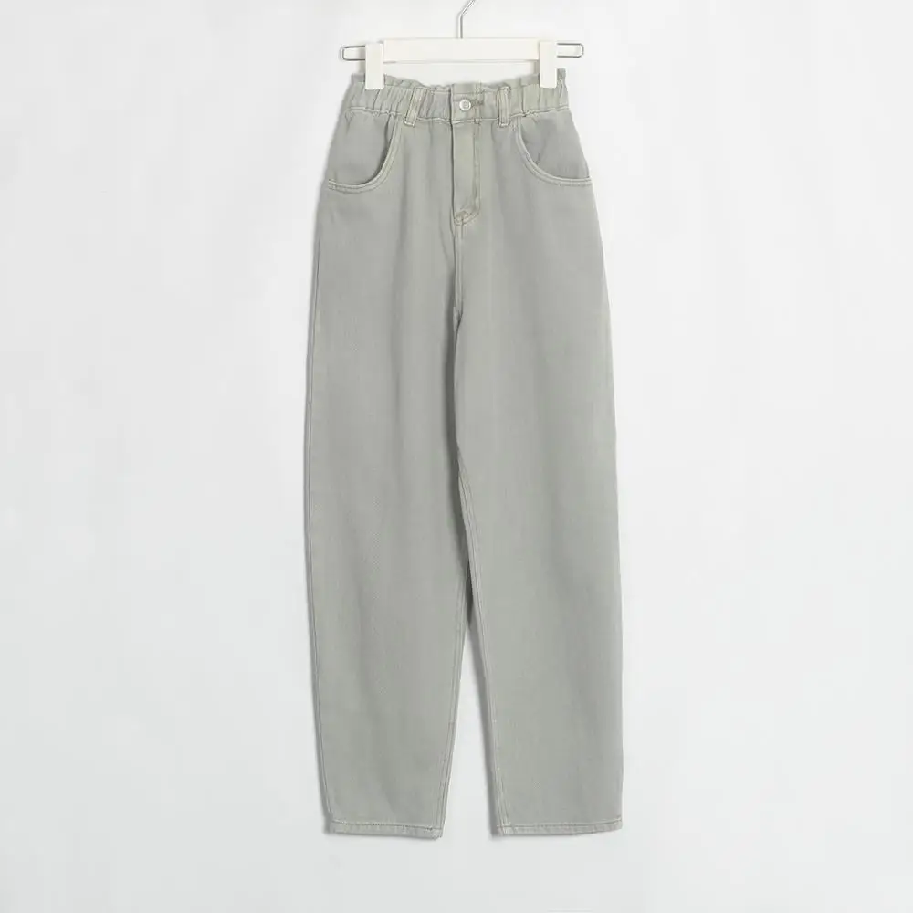 Женские повседневные джинсовые брюки Wixra с высокой талией и карманами летние