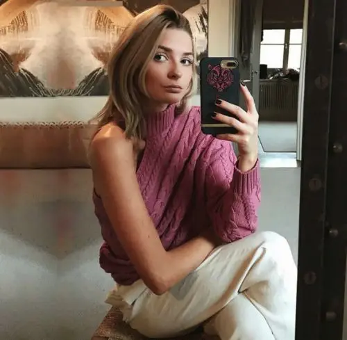 

Trendy Women clothes Long Sleeve Knitted One Shoulder Sweater solid Turtle Neck pullover Outwear one pieces