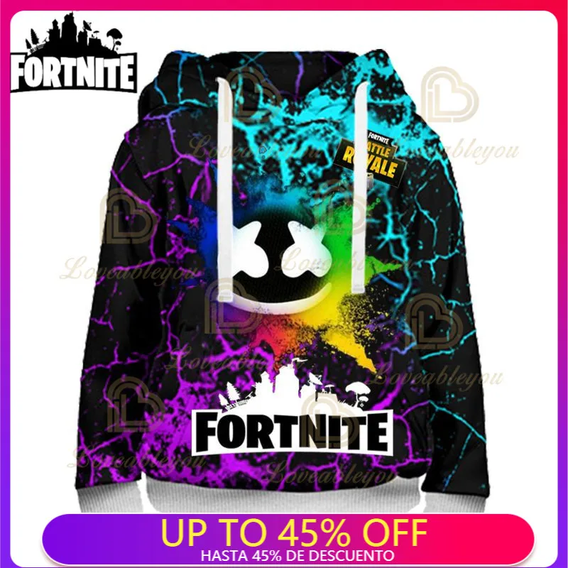 

Fortnite Victory Royale Hero Children's Wear Kids Hoodie Sweatshirt Game 3d Boys Girls Harajuku Long Sleeve Tops Teen Clothes