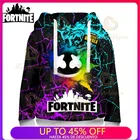 Детская одежда Fortnite Victory Royale, Детская толстовка с капюшоном, толстовка для мальчиков и девочек с 3D-принтом, топы с длинным рукавом в стиле Харадзюку, одежда для подростков
