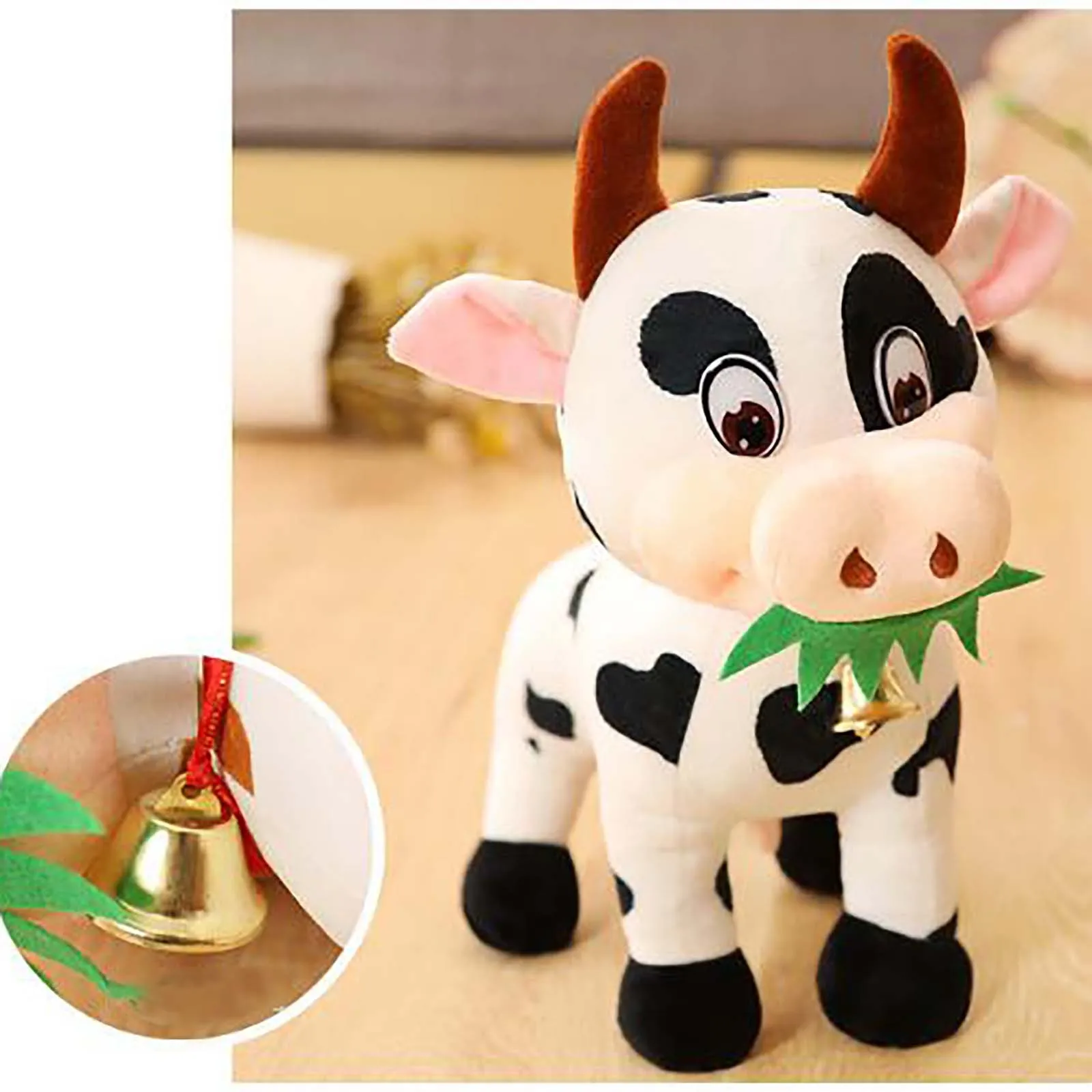 

2020 New Cute Animal Cartoon Cows Stuffed Plush Toy Kawaii Cattle Comfortable Soft Toy Children Birthday Present Christmas Gift