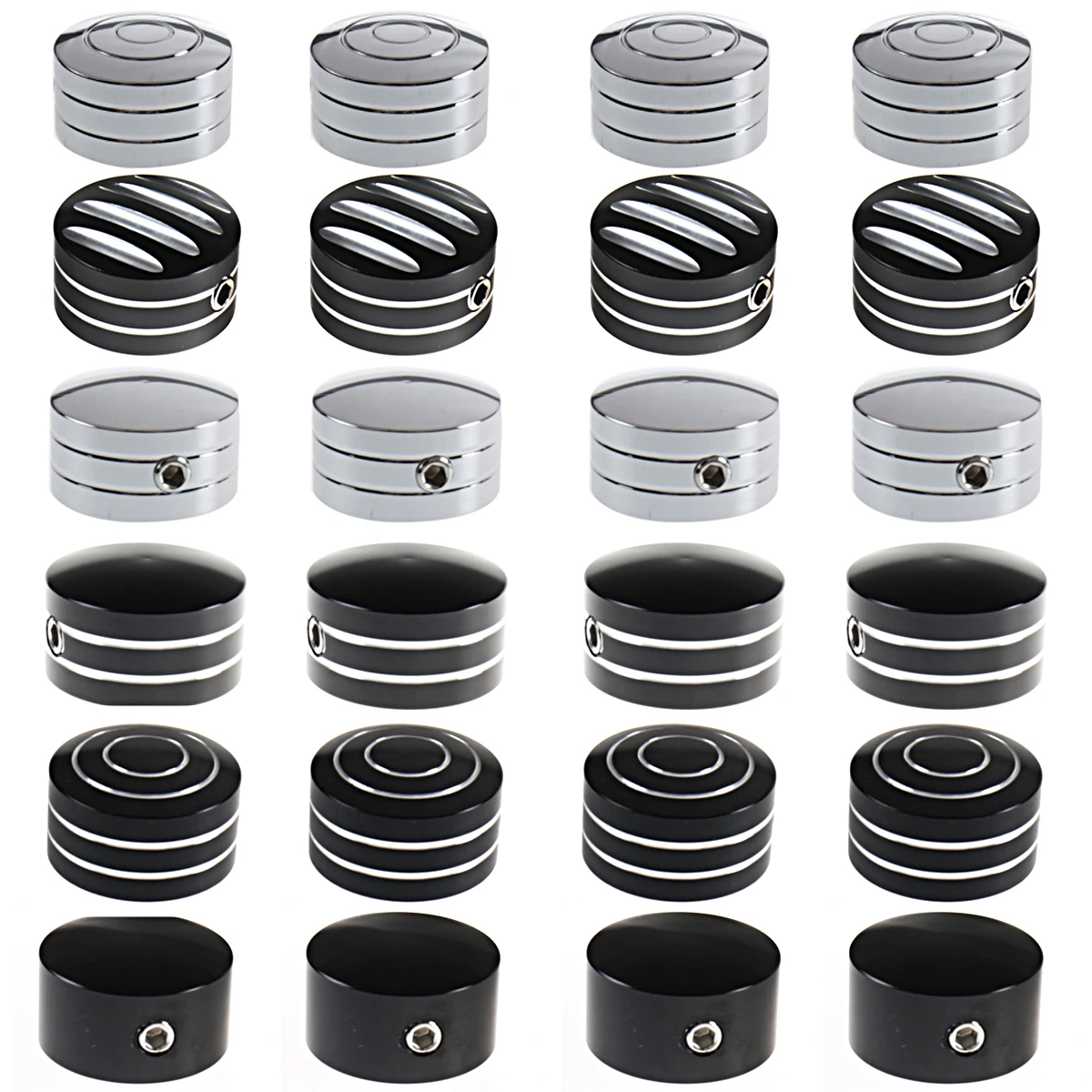 

Black / Chrome Spark Plug Head Bolt Cap Cover Plug For Harley Twin Cam Touring 1999-2017