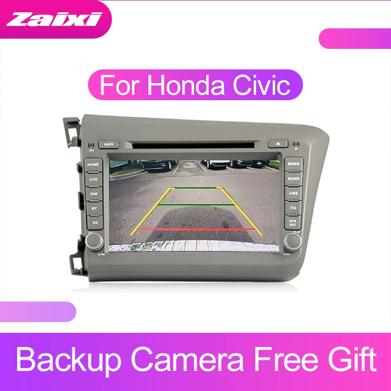 ZaiXi 2 DIN Android Сенсорный экран для Honda Civic 2012 ~ 2015 автомобильный мультимедийный плеер