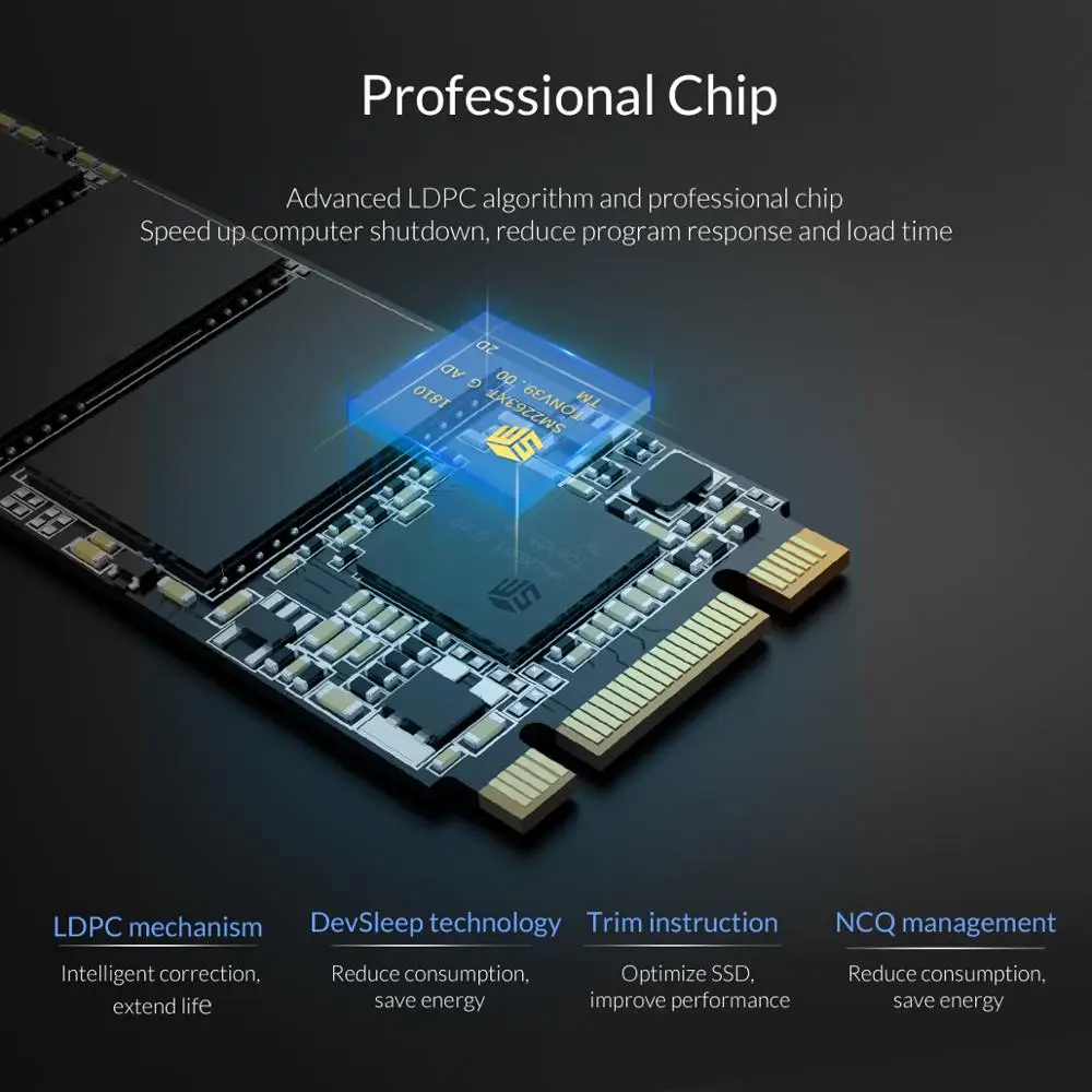 ORICO M.2 SATA SSD 128GB 256GB 512GB 1TB M2 NGFF SSD M.2 2280 mm Internal Solid State Hard Drive For Desktop Laptop