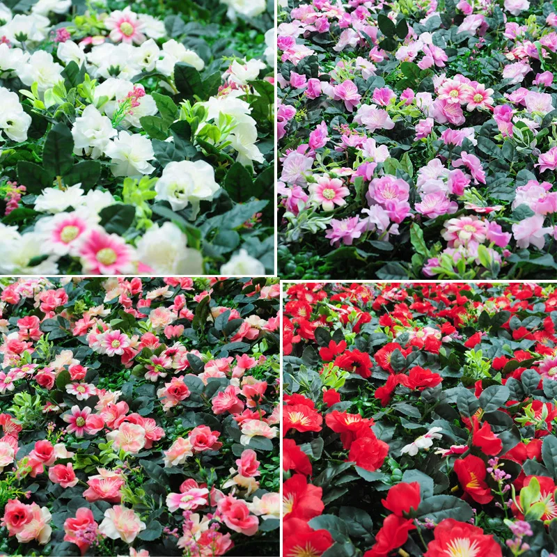 Искусственная Роза цветок растение настенный фон искусственная газон для