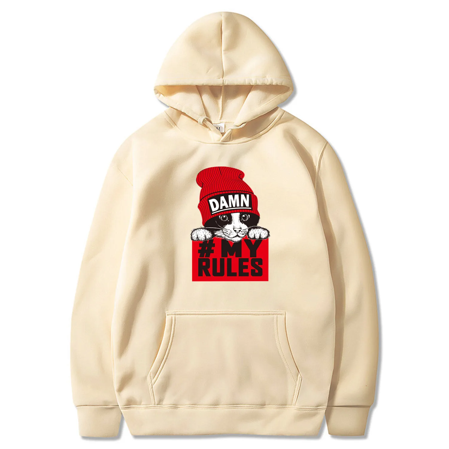 

2021 New Spring And Autumn Thin Style Tide Brand Men's Loose Long-Sleeved Sweater Hooded Classic S-3XL