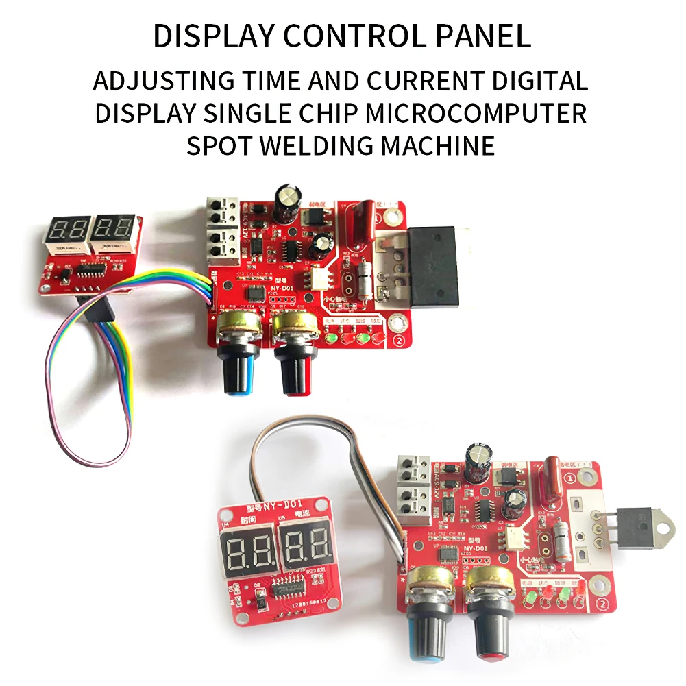 

40A/100A Spot Welders control Board Spot welding AC 110V/220V to 9V Transformer controller panel timing Ammeter Current Display
