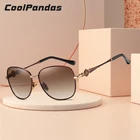 Женские солнцезащитные очки CoolPandas 2021 с градиентными поляризационными линзами, роскошный дизайн, элегантные женские солнцезащитные очки с защитой UV400