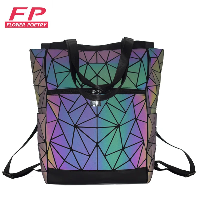 Мужской рюкзак для ноутбука 15 дюймов голографический Многофункциональный с