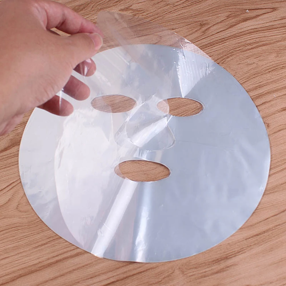 

100 Carat Skin Care Antiseptic Ultra-thin Plastic Cling Film Mask Paper Disposable Transparent Film To Reduce Evaporation