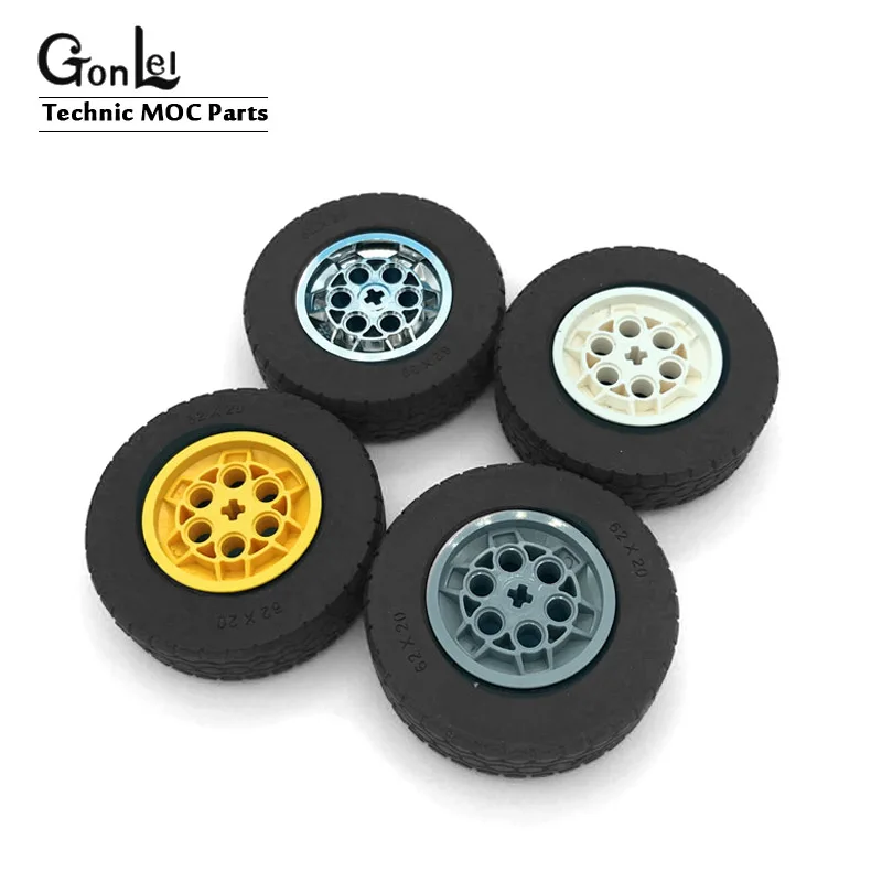 2 шт./лот технические детали шины 62 4x20 автомобильные + колеса совместимые с No. 32019