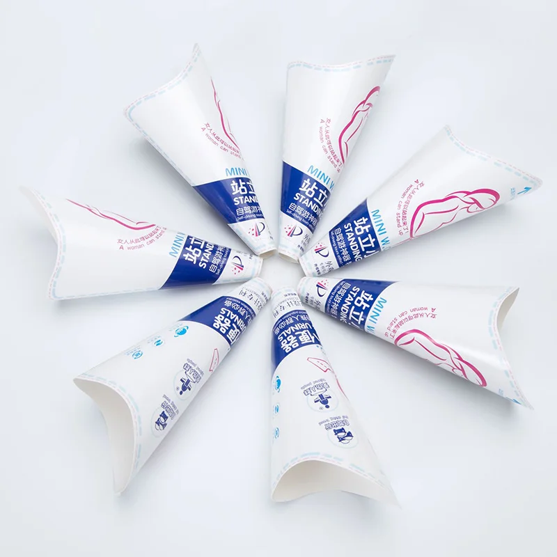 20 шт одноразовая Женская Воронка для мочи устройство мочеиспускания бумажный