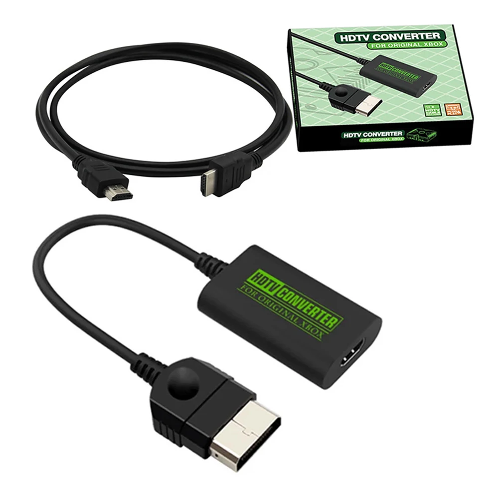

For Xbox Original Console to HDMI Compatible Converter Digital Video Audio Adapter for XBOX 480P 720P 1080i HD TV Monitor