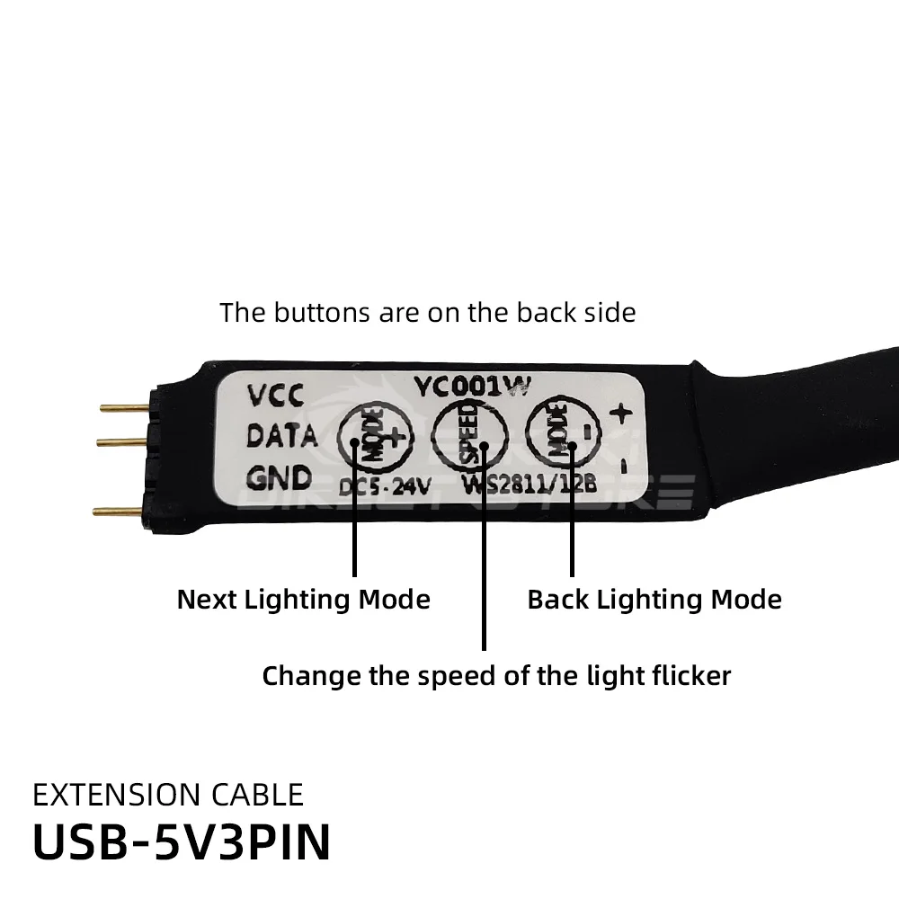 A-RGB 5V к USB адаптер питания 5V3PIN преобразователю расширитель материнской платы