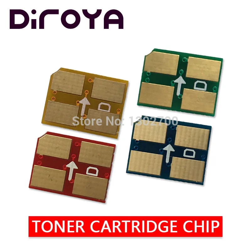 

4PCS K300A C300A M300A Y300A Toner Cartridge Chip for Samsung clp-300 clp 300 clp300 CLX-2160 2160 clx-3160 3160 Powder Reset