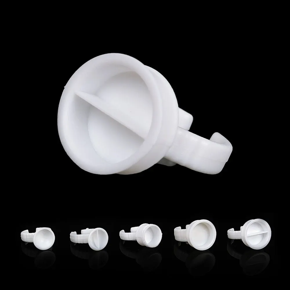 100 шт. колпачки для перманентного татуажа бровей подводки глаз|ring ink holders|ink holderink