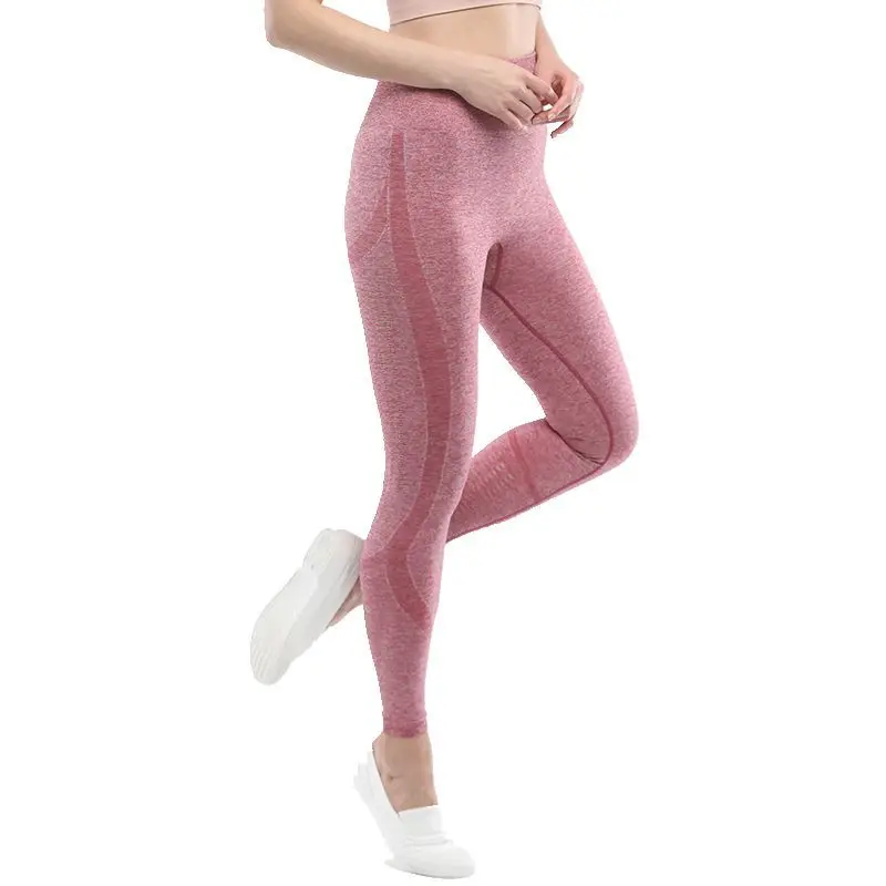 Mindstream Running High Waist Tights Seamless Leggings Fitness Stretch Sports Yoga Pants Push Up Full Length Flex | Спорт и