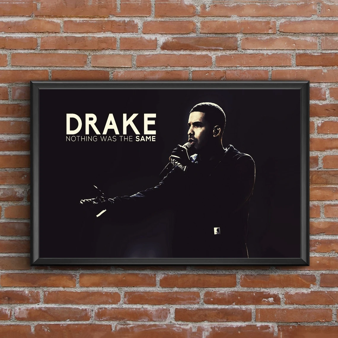 

Drake Rapper Poster Music Singer Star Art Photo Canvas Album Cover Poster Print Home Decor Wall Painting (No Frame)