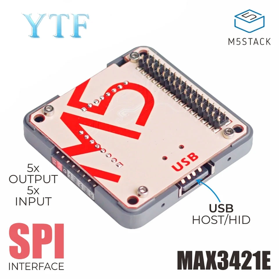 M5Stack USB драйвер стек модуль SPI протокол связи MAX3421E U дисковый ридер|Аксессуары для