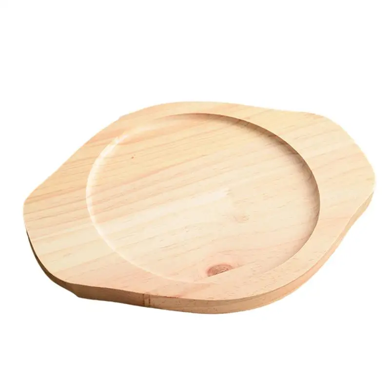 

1pc Fine Practical Durable Dish Mat Wooden Placema Heat Insulation Board for Bar Office