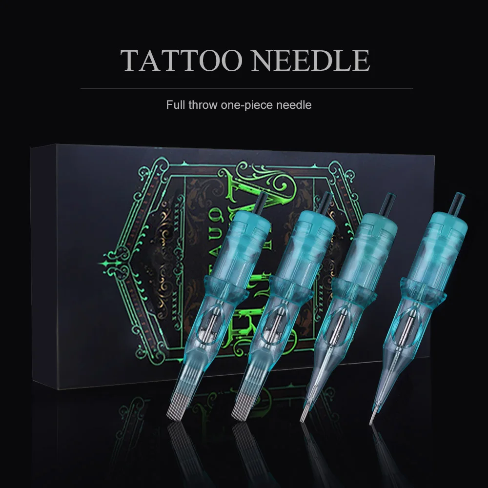 

Hot Sale 10Pcs Tattoo Cartridge Needles #12 0.35mm RL RS RM M1 Professional Disposable Semi Permanent Eyebrow Lip Makeup Needles
