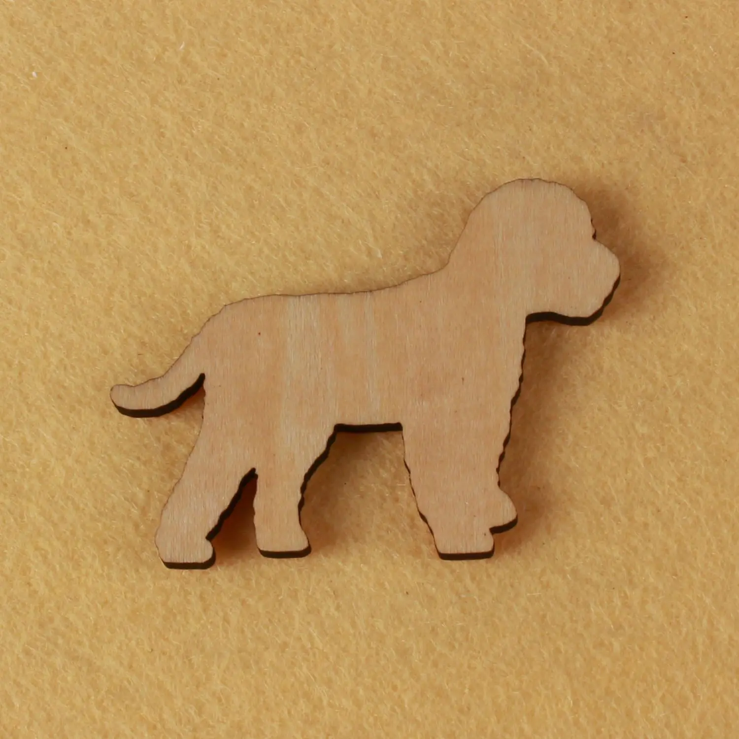 

Dog shape, mascot laser cut, Christmas decorations, silhouette, blank unpainted, 25 pieces, wooden shape (0779)