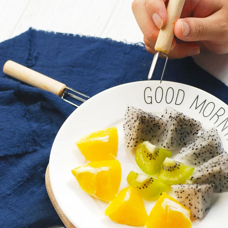 1/2/4 шт. многофункциональная деревянная ручка держатель из нержавеющей стали для