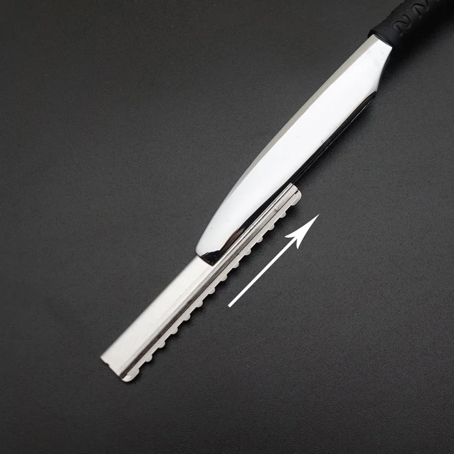 Расческа для филировки нож металлический из нержавеющей стали ручка вращается