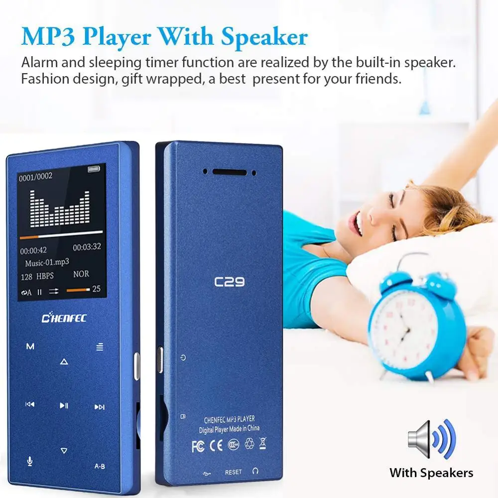 2021 MP3-плеер новая модель Bluetooth 4 2 металлическая сенсорная кнопка спортивный плеер