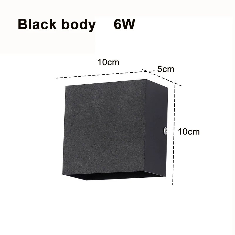 A-Black body-6W RGB светодиодный настенный светильник эффект с пультом дистанционного управления настенный светильник красочные Wandlamp для вечерние бар лобби ктв украшение дома ZBD0025 - Цвет абажура: A-Black body-6W