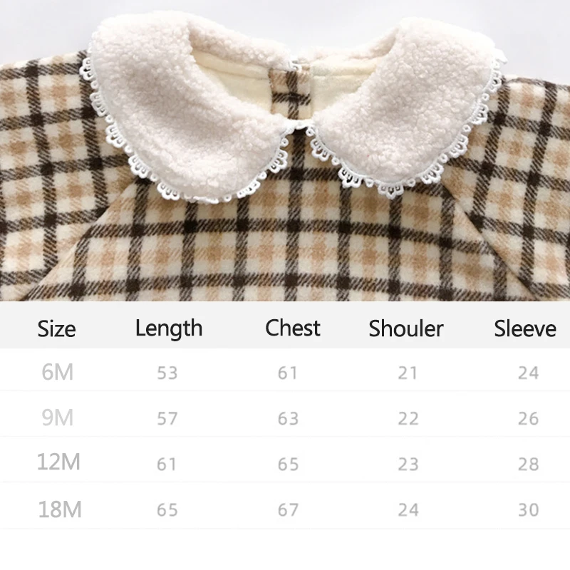 Детский комбинезон для новорожденных теплый хлопковый в клетку на осень и