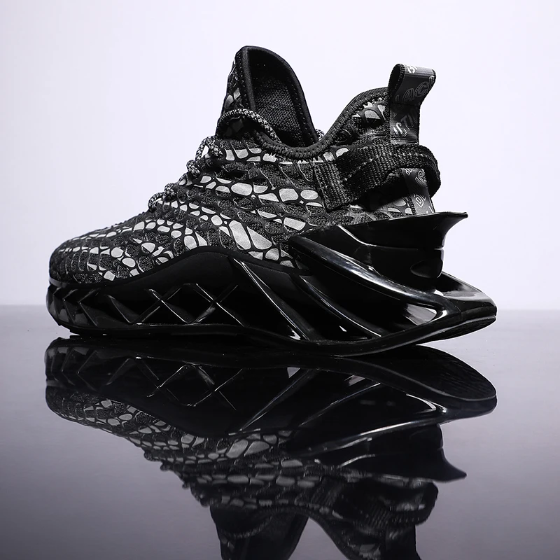 

Summer Men Blade Casual Shoes Sneakers Men Fashion Non-slip Breathable Lightweight Lace-up Walking Shoes Zapatillas Hombre