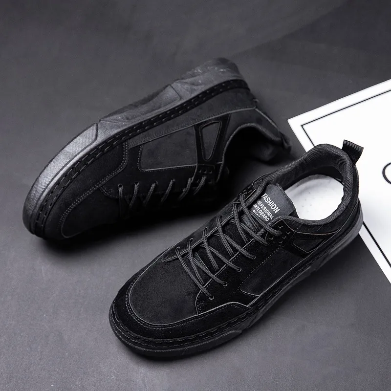 Мужские кроссовки на шнурках летние дышащие из кожи 2019| |