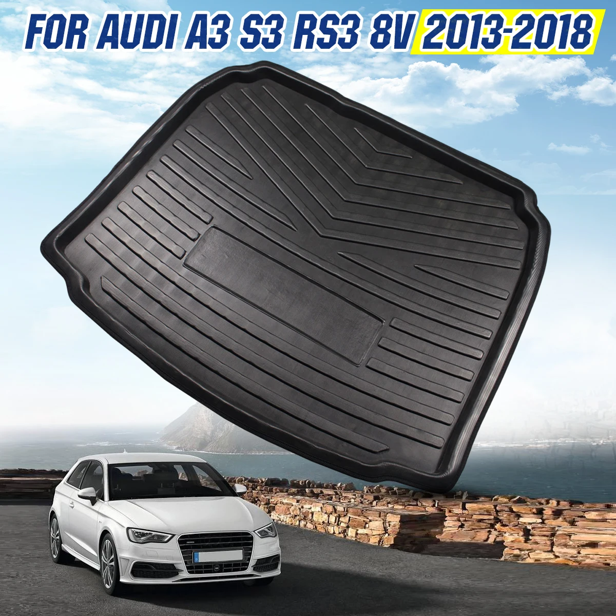 Коврик для салона автомобиля коврик багажника матовый напольный Audi A3 S3 RS3 8v 2013 2014