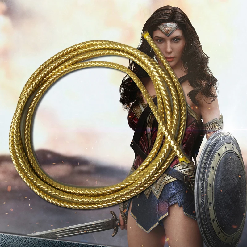 

Super hero Wonder Women Lasso of Truth Diana Prince Cosplay Props Rope Weapons Accessories child costomer party