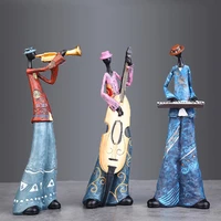 resin creative western rock band model figurines art music figurines for interior for room decor gifts decorative items for home