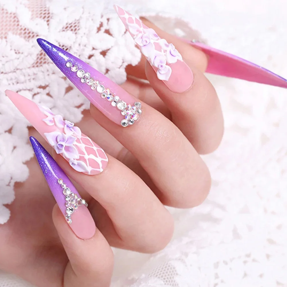 Nail Acrylic Powder and Monomer Kit Manicure Set Includes Glass Cup Carving Pen Nail Art DIY Set for Girls Women
