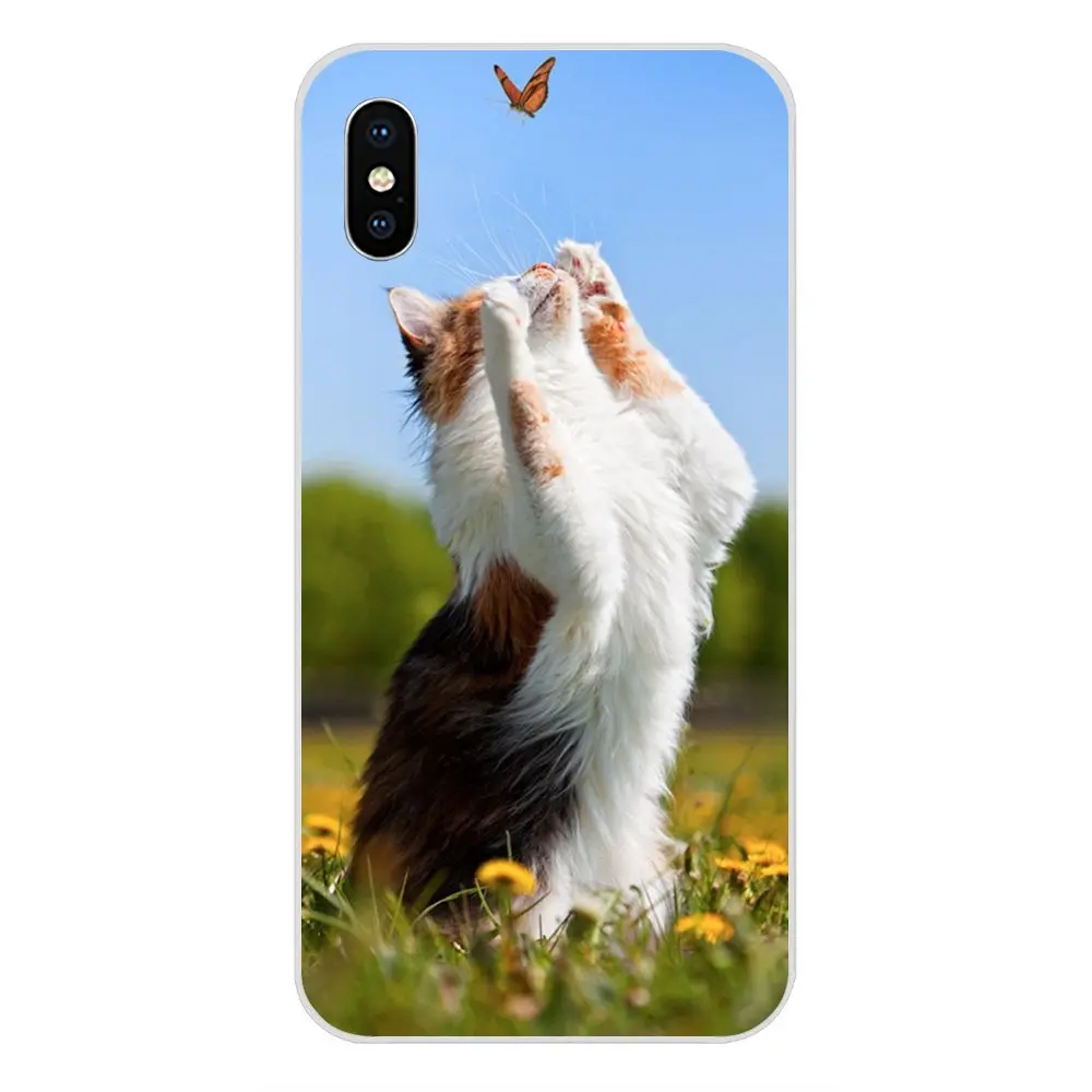 Butterfly Cat For Samsung Galaxy Note 5 8 9 S3 S4 S5 S6 S7 S8 S9 S10 5G mini Edge Plus Lite Personalized Print Phone Case | Мобильные