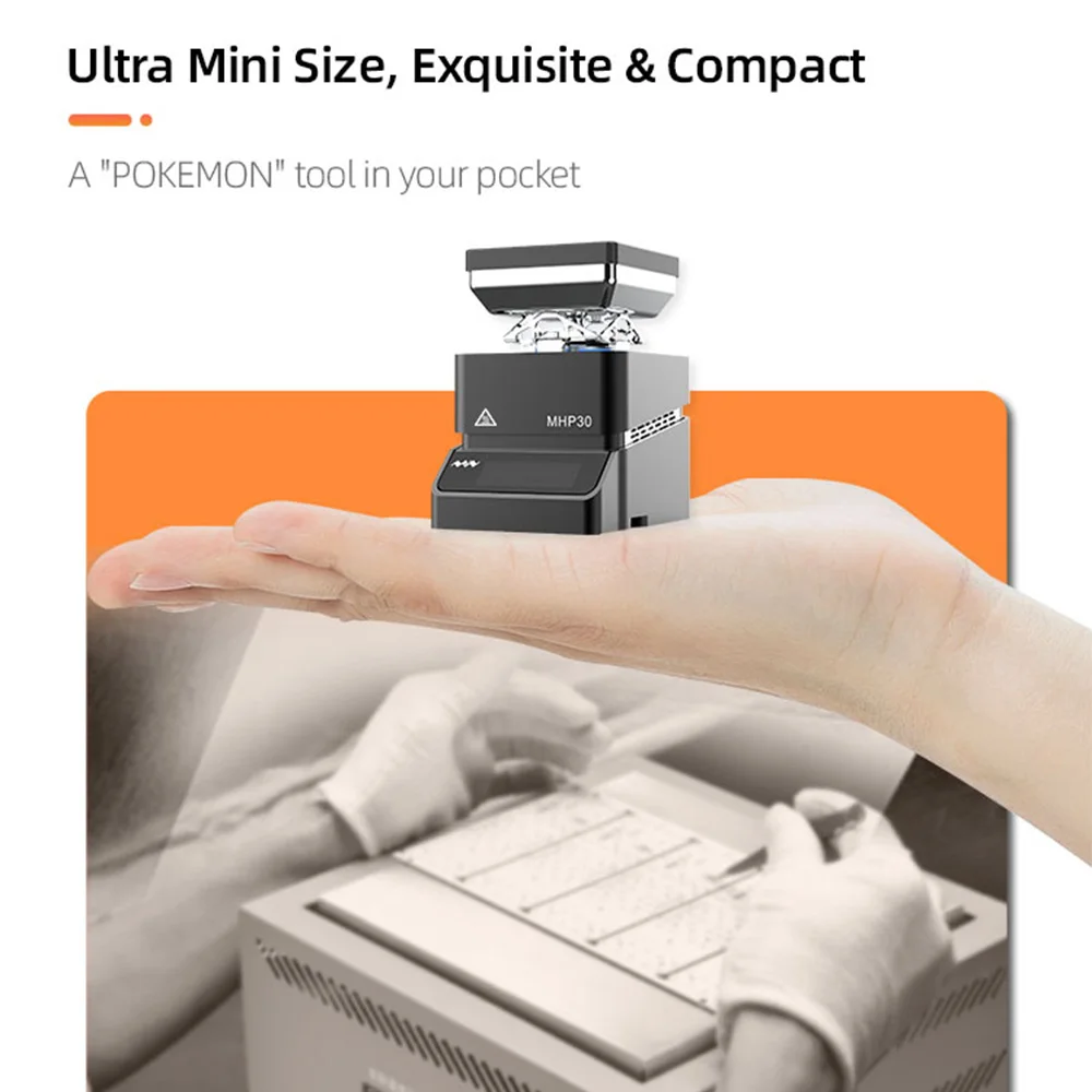 

Minidso Hot Plate Preheater Mini Constant Temperature 30x30mm Heating Area Phone Digital Components Repair Heating Plate