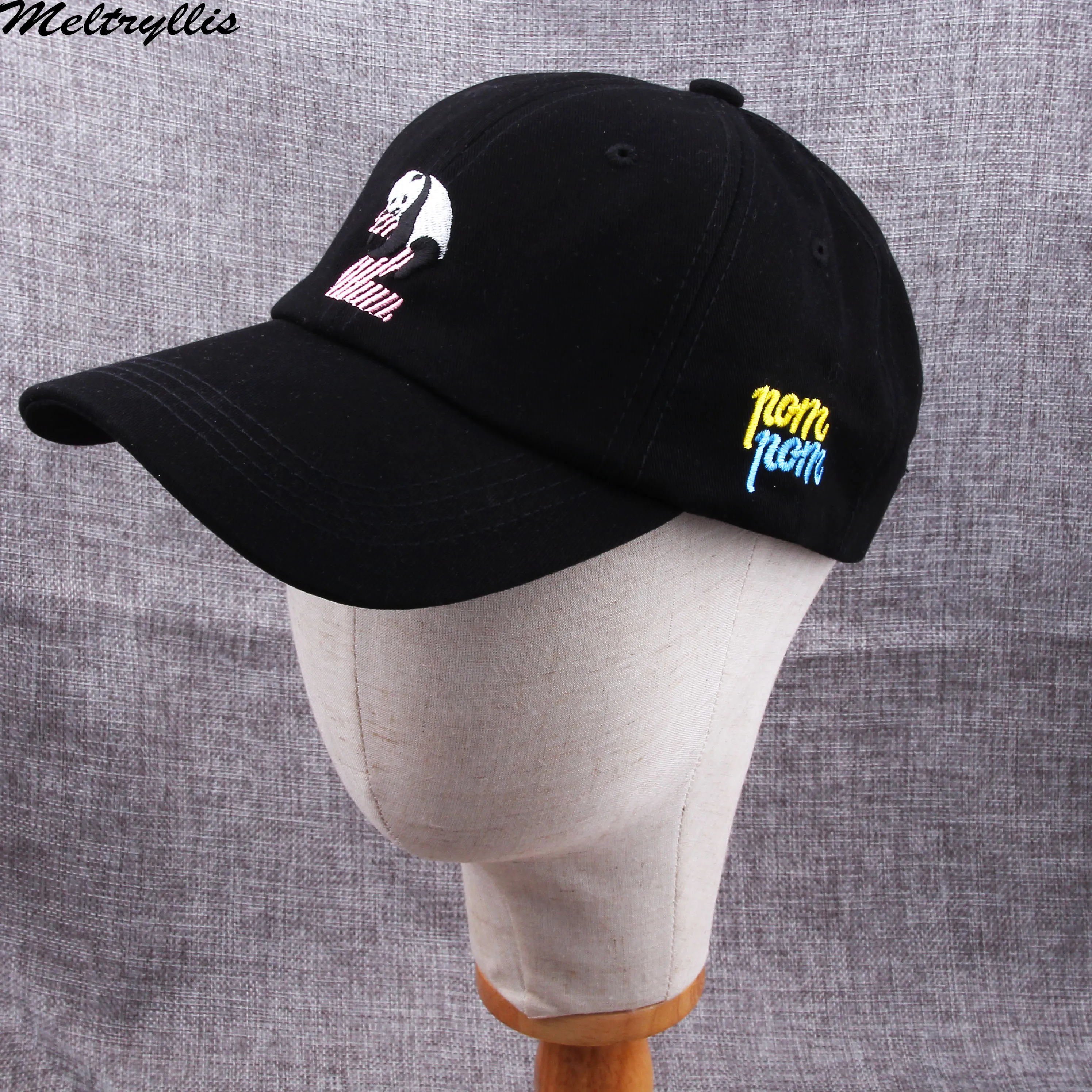 Бейсболка [Meltryllis] для мужчин и женщин бейсболка с вышивкой милой панды головные